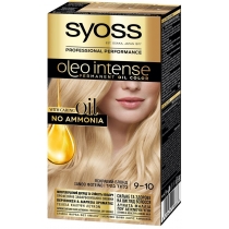 Фарба для волосся без аміаку SYOSS Oleo Intense 9-10 Яскравий блонд 115 мл