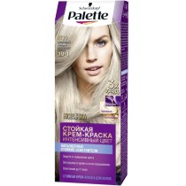 Крем-краска для волос Palette Интенсивный цвет 10-1 (C10) Серебристый блондин 110 мл