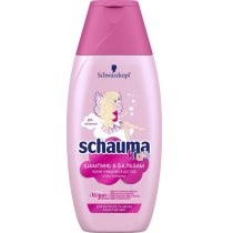 Шампунь-бальзам Schauma Kids для девочек, без слез и спутывания 250 мл