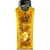 Шампунь Gliss Kur Oil Nutritive для сухого, пошкодженого волосся схильного до посічених кінчиків 400