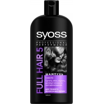 Шампунь SYOSS Full Hair 5 для тонкого волосся без об'єму 500 мл