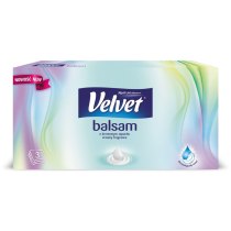 Салфетки в коробке 4 слоя Velvet Бальзам с кремовым ароматом 70 шт