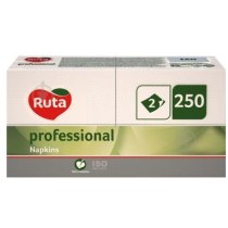 Серветки RUTA 33 х 33 см 250 шт складання 1/8 білі