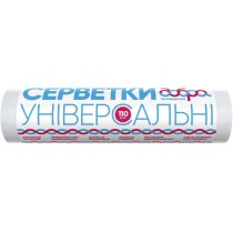 Серветки ТМ Добра Господарочка універсальні в рулоні, 25 х 30 см, 100+10 шт