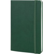Деловая записная книжка VIVELLA, А5, мягкая обложка, резинка, белый блок линия, зеленый