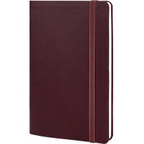 Деловая записная книжка VIVELLA, А5, мягкая обложка, резинка, белый блок линия, бордо