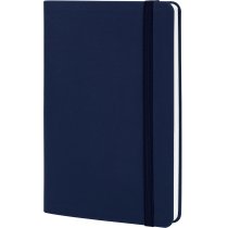 Деловая записная книжка VIVELLA, А5, мягкая обложка, резинка, белый блок линия, темно-синий