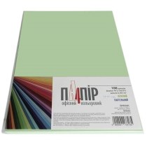 Папір IQ Color A4 80г/м2, 100 арк, МG28 зелений