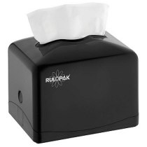 Диспенсер Rulopak для бумажных салфеток центральное извлечение, черный, пластик