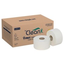 Папір туалетний Rulopak Джамбо 2-х шаровий 110 м, 510 л, 11,6х21,5 см, 12 рул/уп з центральним витяг
