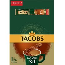 Кавовий напій JACOBS 3в1 Caramel 24 шт х 15 г