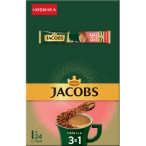 Кавовий напій JACOBS 3в1 Vanilla 24 шт х 15 г