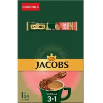 Кавовий напій JACOBS 3в1 Vanilla 24 шт х 15 г