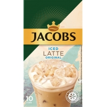 Кавовий напій JACOBS 3в1 Iced Latte Original 10 шт х 21,5 г