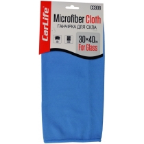 Ганчірка з мікрофібри для скла 30*40 см синя