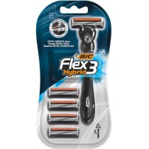 Станок BIC Flex 3 Hybrid зі змінними картриджами 1 шт.