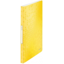 Папка з файлами  Leitz WOW  40 файлів колір жовтий металік