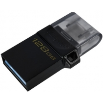Флеш-драйв KINGSTON DT MicroDuo 3G2 128GB, OTG, USB 3.0