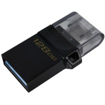 Флеш-драйв KINGSTON DT MicroDuo 3G2 128GB, OTG, USB 3.0