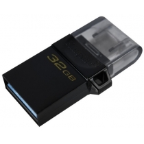 Флеш-драйв KINGSTON DT MicroDuo 3G2 32GB, OTG, USB 3.0