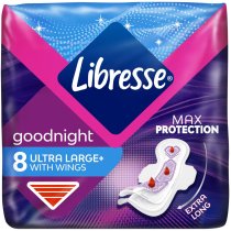 Прокладки гігієнічні Libresse Ultra Goodnight soft 8 шт.