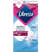 Прокладки гігієнічні Libresse Dailies Fresh Extra Long 24 шт.