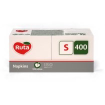 Серветки  Ruta Professional S одношарові білі 400шт