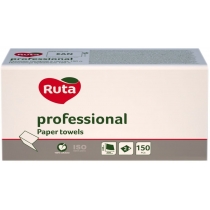 Рушники паперові 2 шари "Ruta" Professional V-складення 150 шт білі