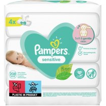 Cерветки Pampers Sensitive 4x52 шт