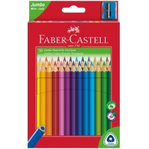 Олівці кольорові Faber-Castell JUMBО 30 кольорів тригранні