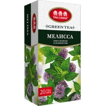 Чай зелений з ароматом меліси пакетований ТРИ СЛОНА Меліса 20шт х 1,3г