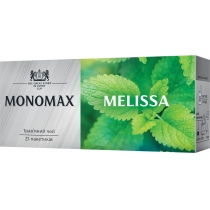 Чай зелений пакетований МОNОМАХ MELISSA 25шт х 1,5г