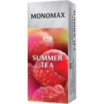 Чай квітковий каркаде з ароматом малини МОNОМАХ  SUMMER TEA 25шт х 2г