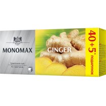 Чай травяний та плодово-ягідний пакетований МОNОМАХ GINGER 40+5шт х 1,8г