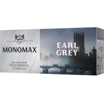 Чай чорний з бергамотом пакетований МОNОМАХ EARL GREY  25шт х 2г