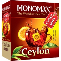 Чай чорний пакетований МОNОМАХ CEYLON TEA 100шт х 1,5г