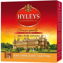 Чай чорний пакетований Hyleys Англійський сніданок 100шт х 1,5г