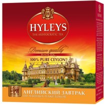 Чай чорний пакетований Hyleys Англійський сніданок 100шт х 1,5г