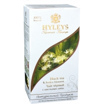 Чай чорний з ароматом липи пакетований Hyleys 25шт х 1,5г