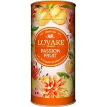 Чай чорний з ароматом персику Lovare Пристрасний фрукт 80г