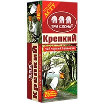 Чай чорний пакетований міцний ТРИ СЛОНА 25х1.5г