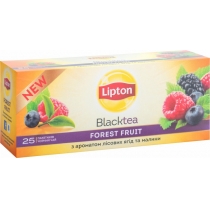 Чай чорний Lipton super tasty forest fruit 25шт х 1,8г
