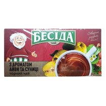 Чай черный Беседа айва и земляника 24шт 36г