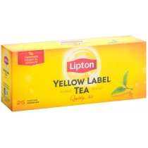Чай чорний Lipton Yellow label 25шт 1,7г