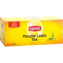Чай чорний Lipton Yellow label 50шт х 2г