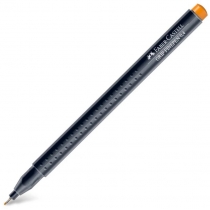 Ручка капілярна Faber-Castell Grip Finepen 0,4 мм жовтий хром