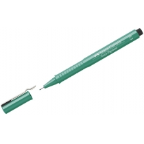 Ручка капілярна для графічних робіт Faber-Castell Ecco Pigment, діаметр 0,3 мм, колір зелений