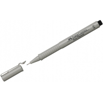 Ручка капілярна для графічних робіт Faber-Castell Ecco Pigment, діаметр 0,4 мм, колір чорний