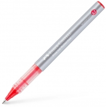 Ручка-роллер Faber-Castell Free Ink колір чорнила червоний, 0,7 мм, одноразова