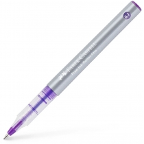 Ручка-роллер Faber-Castell Free Ink колір чорнила фіолетовий, 0,7 мм одноразова